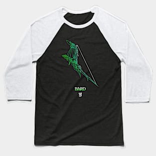 Bard Fantasy Job Weapon Baseball T-Shirt